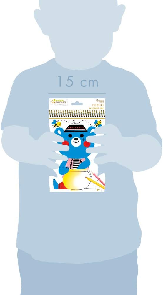 חוברת צביעה גראפי נימו - דובי Avenue Mandarine - דוארט | DoArt