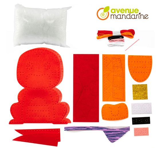 ערכת תפירה בובת בד - אהרון הדרקון Avenue Mandarine - דוארט | DoArt