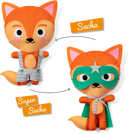 ערכת תפירה בובת פרווה - סשה השועל Avenue Mandarine - דוארט | DoArt