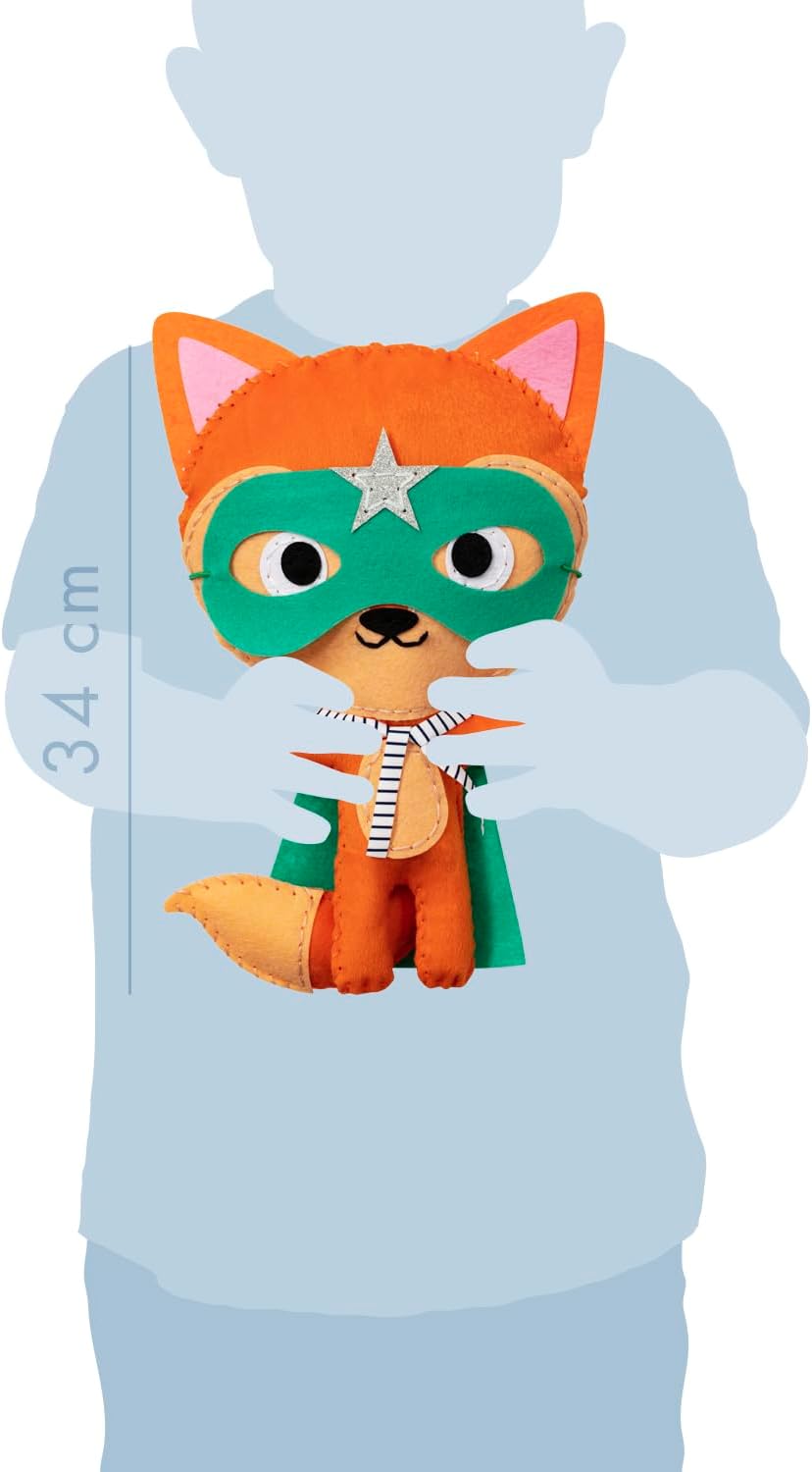 ערכת תפירה בובת פרווה - סשה השועל Avenue Mandarine - דוארט | DoArt