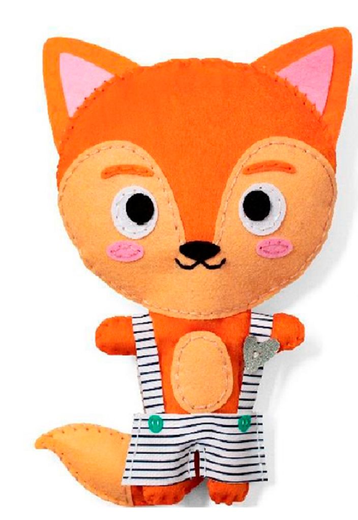 ערכת תפירה בובת פרווה - סשה השועל Avenue Mandarine - דוארט | DoArt