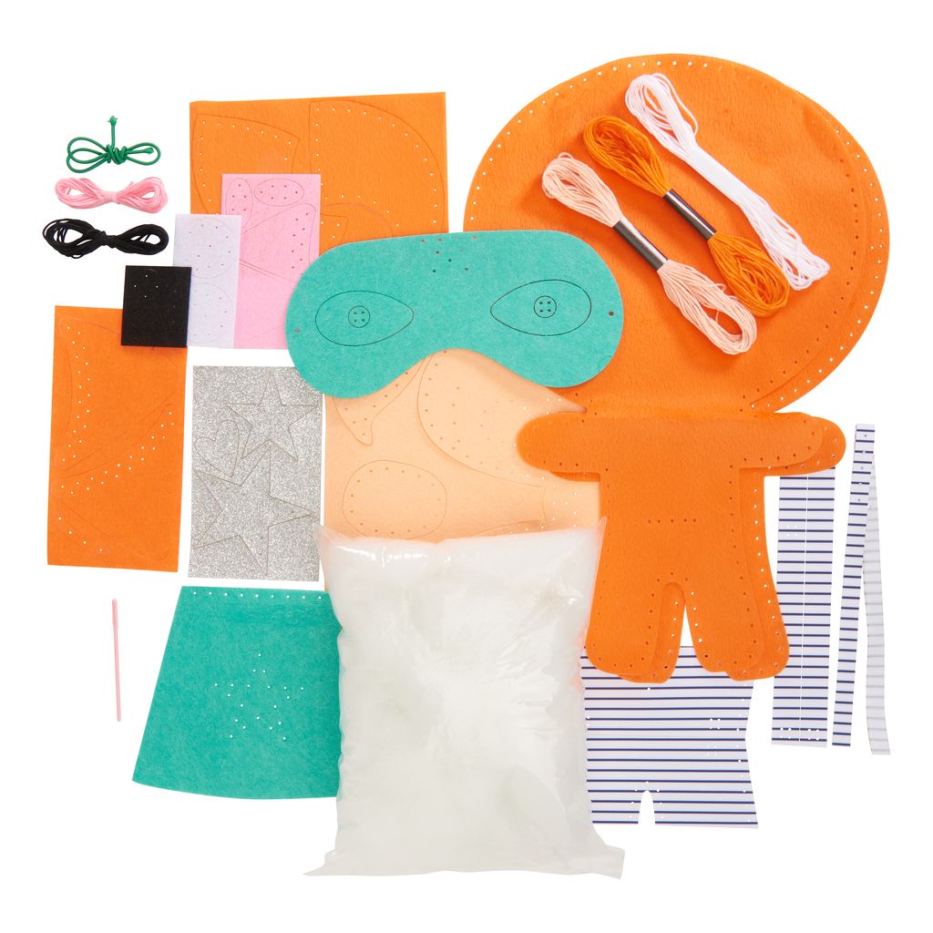 ערכת תפירה בובת פרווה - סשה השועל Avenue Mandarine - דוארט | DoArt