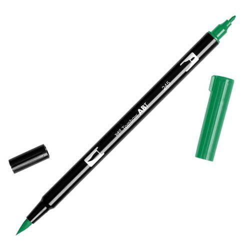 טומבו ABT טוש מכחול דו צדדי - TOMBOW SAP GREEN 245