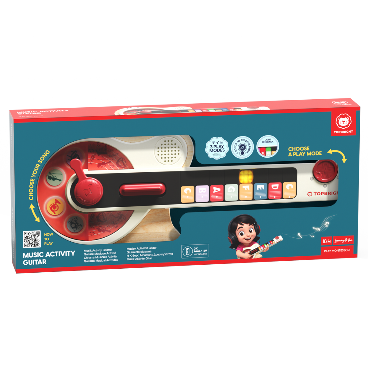 גיטרה חשמלית לפעילות מוזיקלית - Topbright - דוארט | DoArt