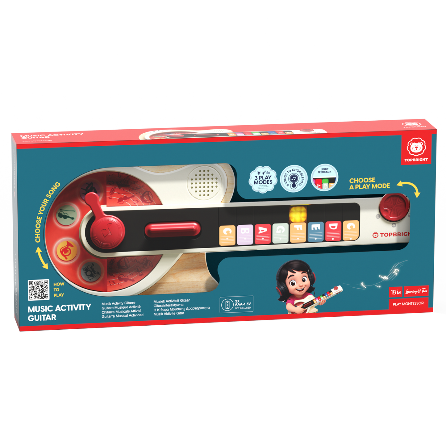 גיטרה חשמלית לפעילות מוזיקלית - Topbright