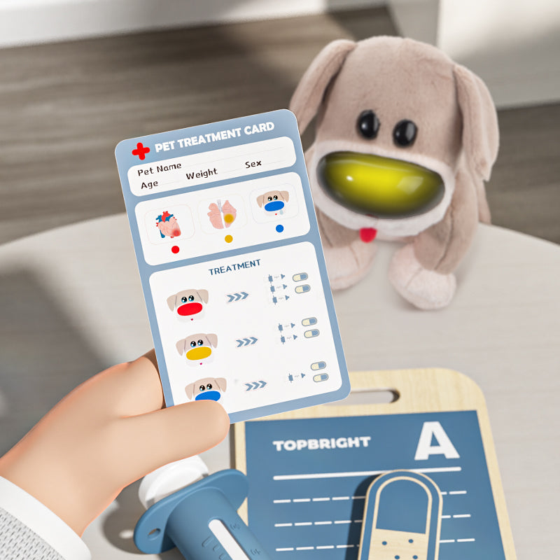 ערכת וטרינר אינרטאקטיבית עם כלב - Topbright