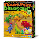 ליצוק ולצבוע מגנטים מגבס - דינוזאורים זוהרים בחושך 4M