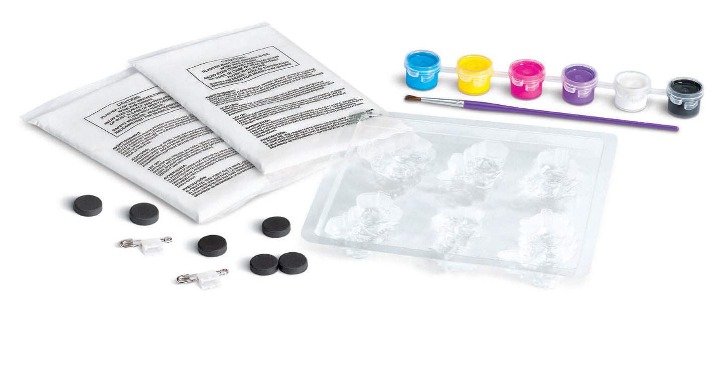 ליצוק ולצבוע מגנטים מגבס - בת הים 4M