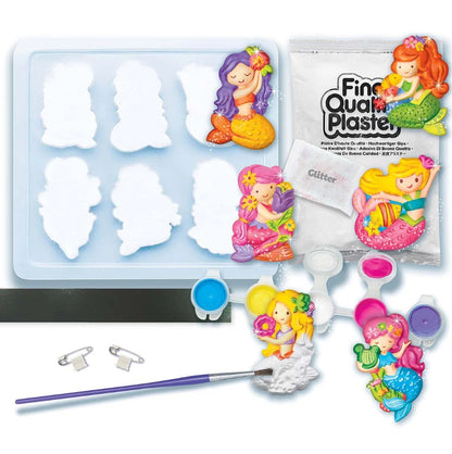 ליצוק ולצבוע מגנטים מגבס - בת הים 4M