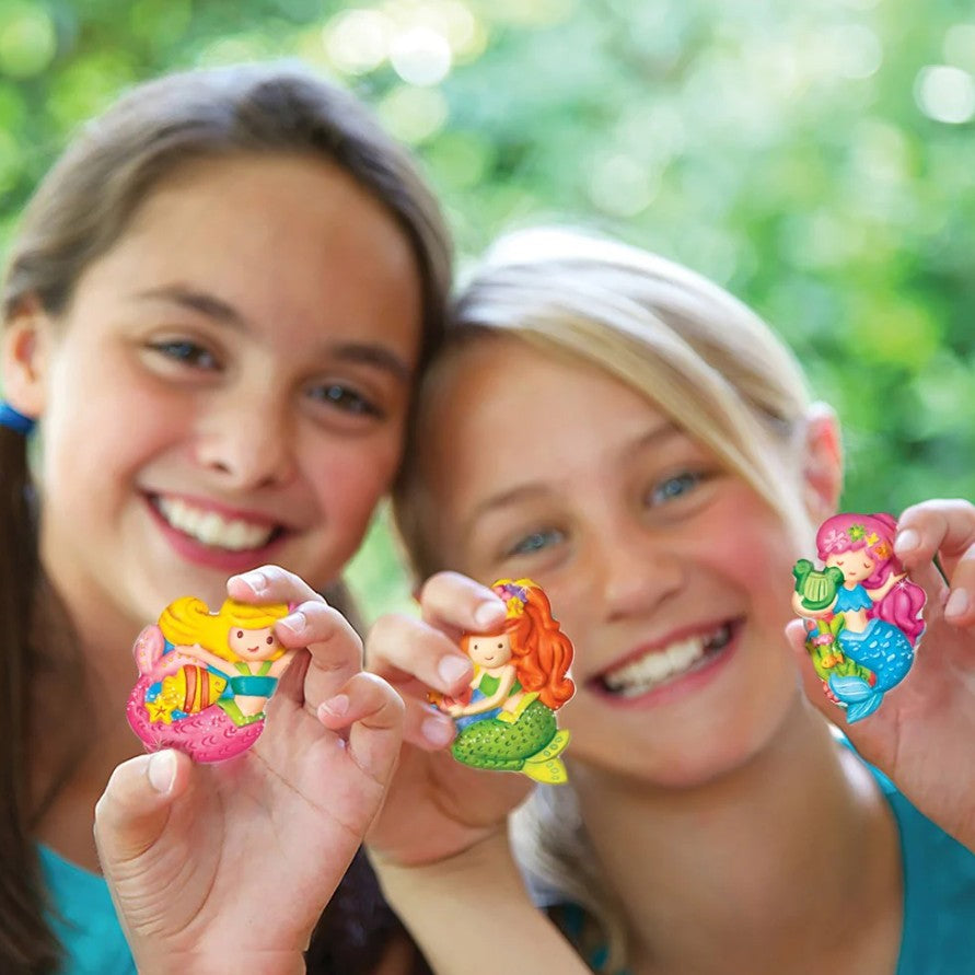 ליצוק ולצבוע מגנטים מגבס - בת הים 4M