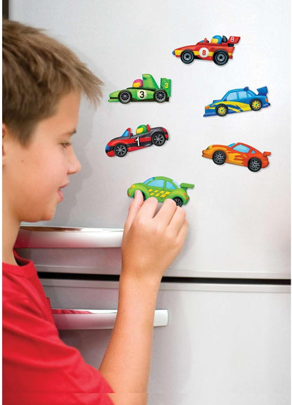 ליצוק ולצבוע מגנטים מגבס - מכוניות מרוץ 4M - דוארט | DoArt