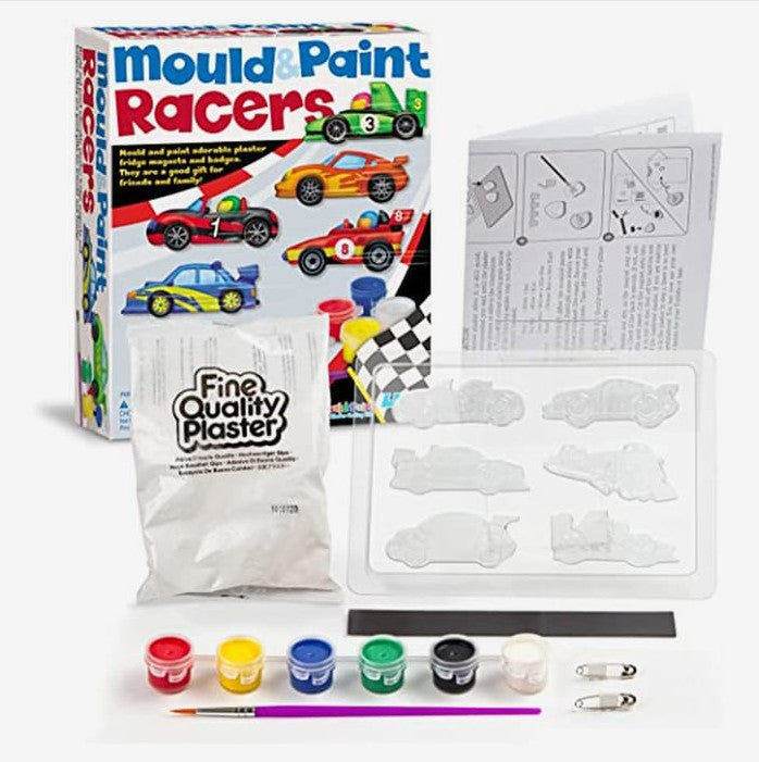 ליצוק ולצבוע מגנטים מגבס - מכוניות מרוץ 4M - דוארט | DoArt