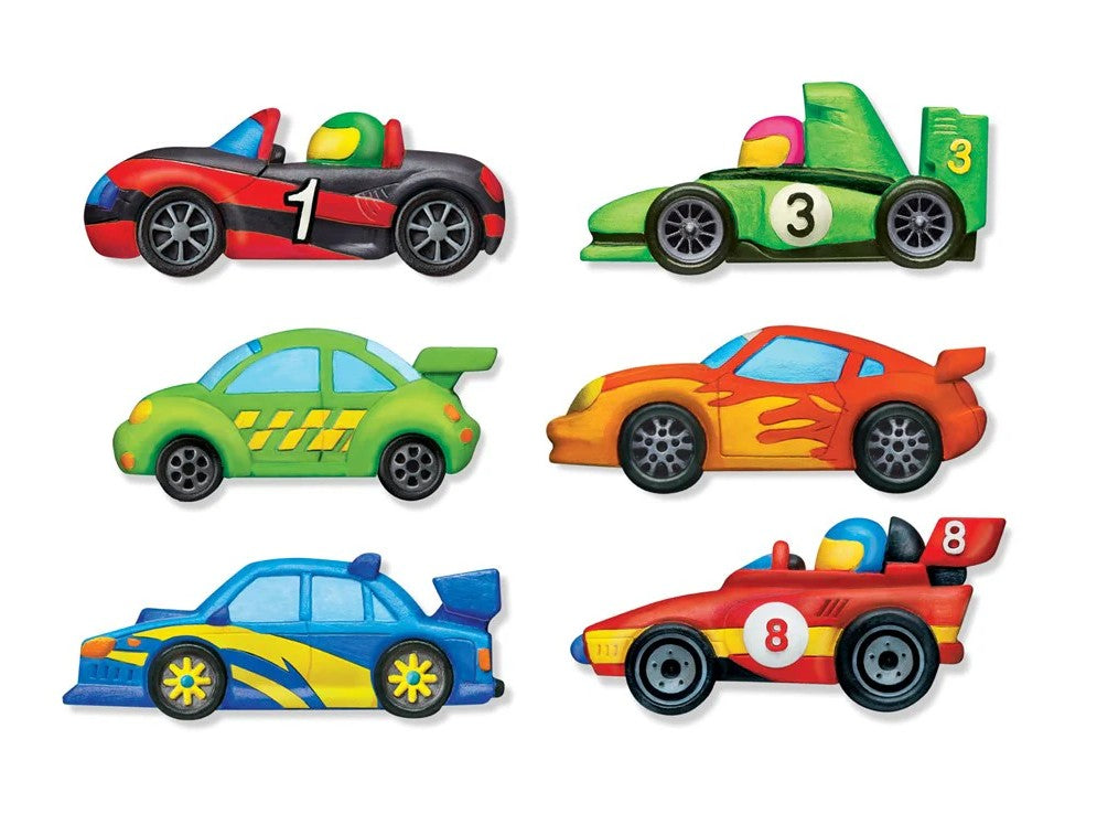 ליצוק ולצבוע מגנטים מגבס - מכוניות מרוץ 4M - דוארט | DoArt
