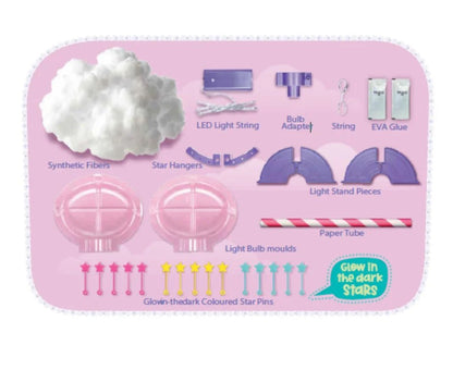 ערכה ליצירת תאורת ענן אורירי - מעצבים צעירים 4M