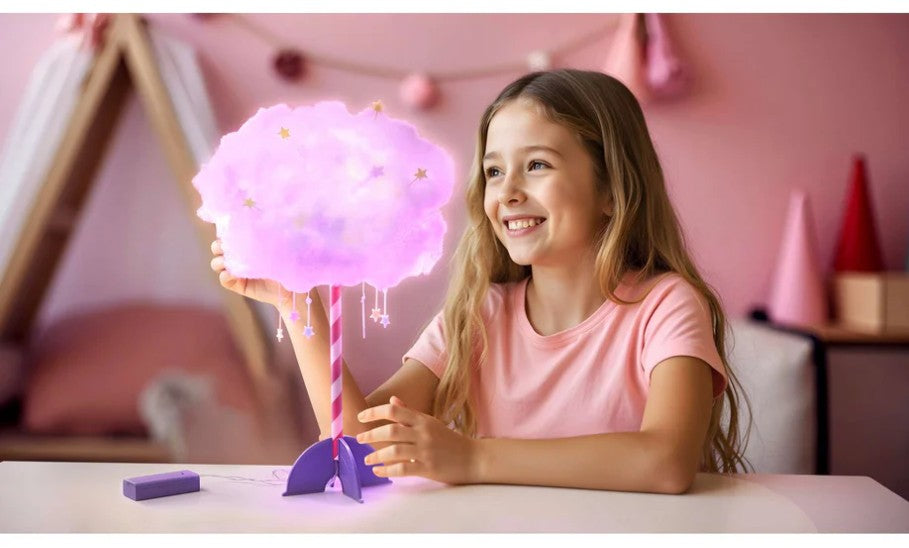 ערכה ליצירת תאורת ענן אורירי - מעצבים צעירים 4M