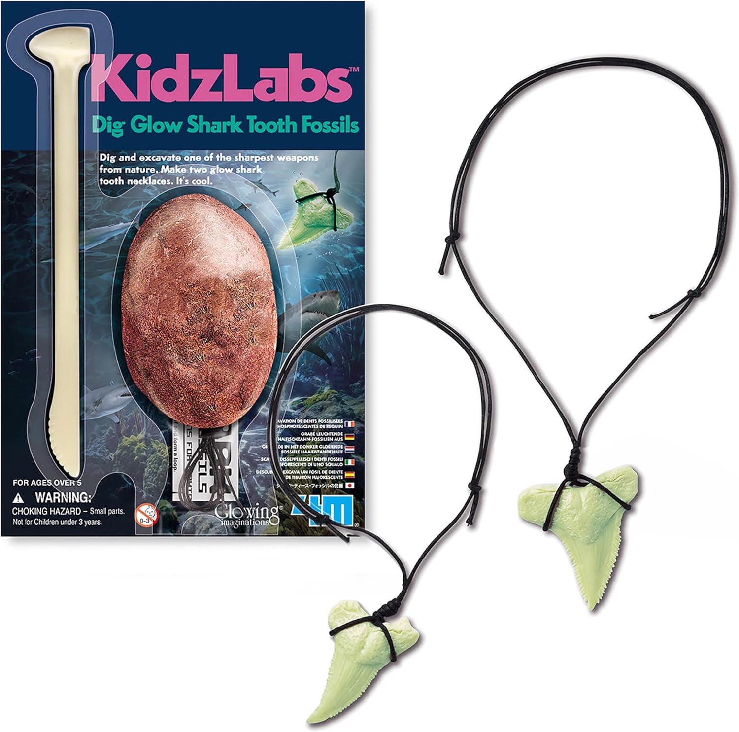 ביצת ארכיאולוג שן כריש - מעבדת הילדים 4M - דוארט | DoArt