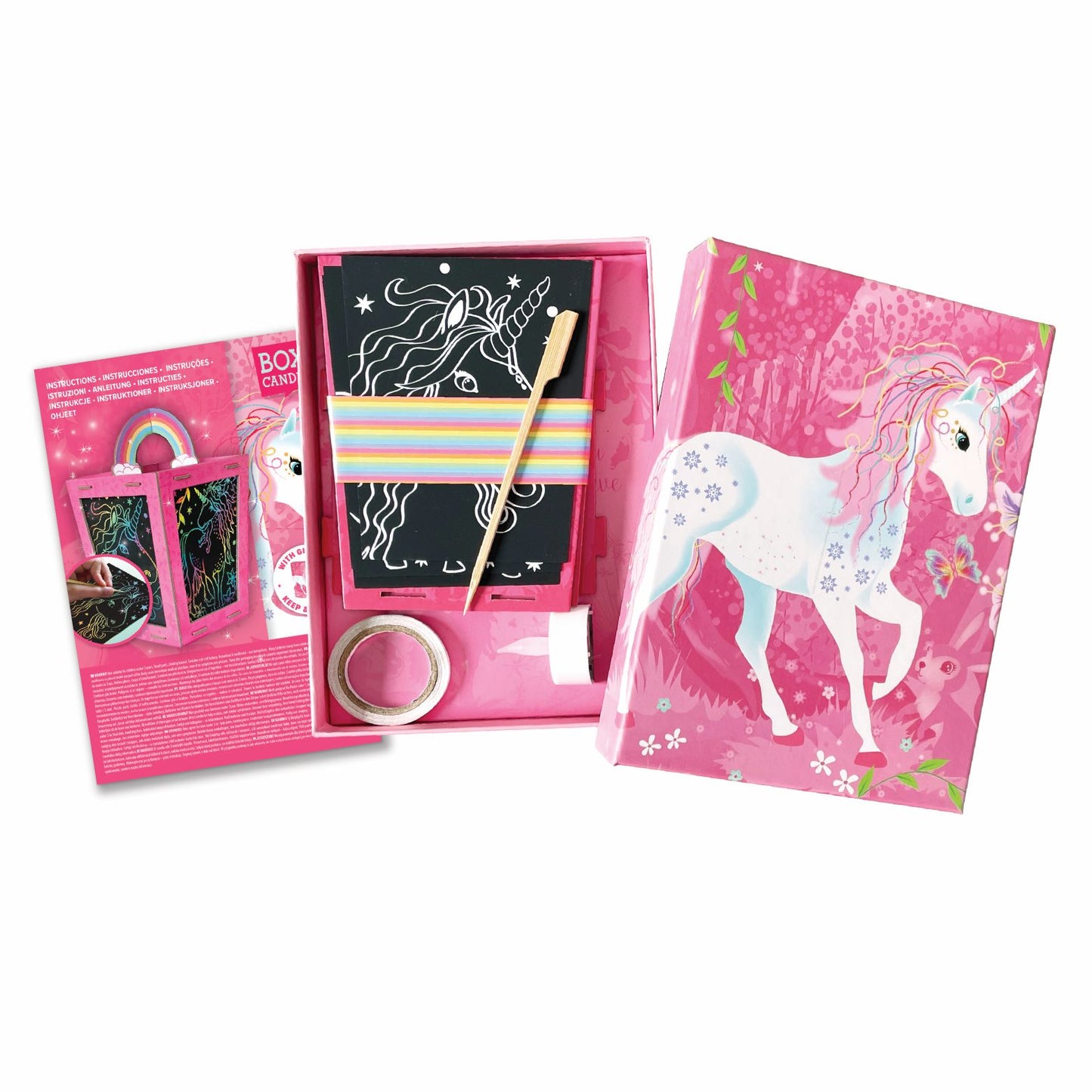 ערכה להכנת עששית חד קרן - BOX CanDIY - דוארט | DoArt