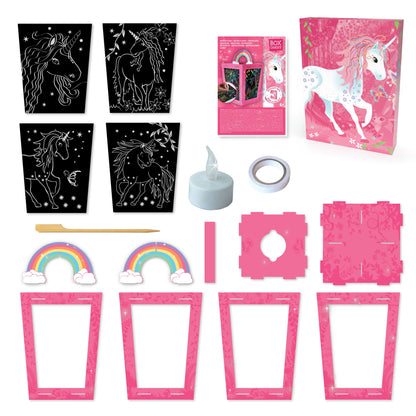 ערכה להכנת עששית חד קרן - BOX CanDIY - דוארט | DoArt