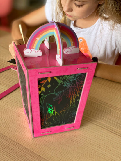 ערכה להכנת עששית חד קרן - BOX CanDIY - דוארט | DoArt