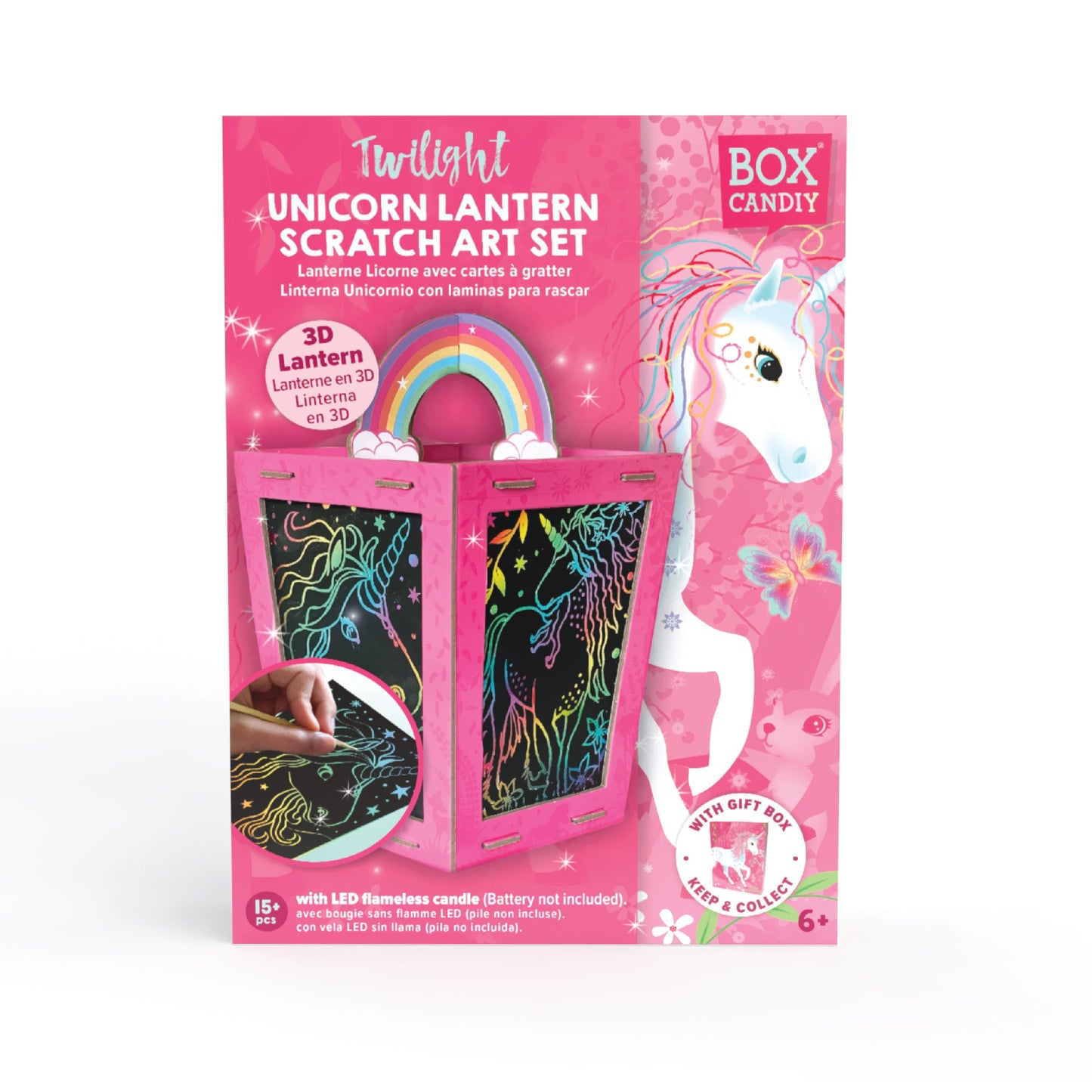 ערכה להכנת עששית חד קרן - BOX CanDIY - דוארט | DoArt