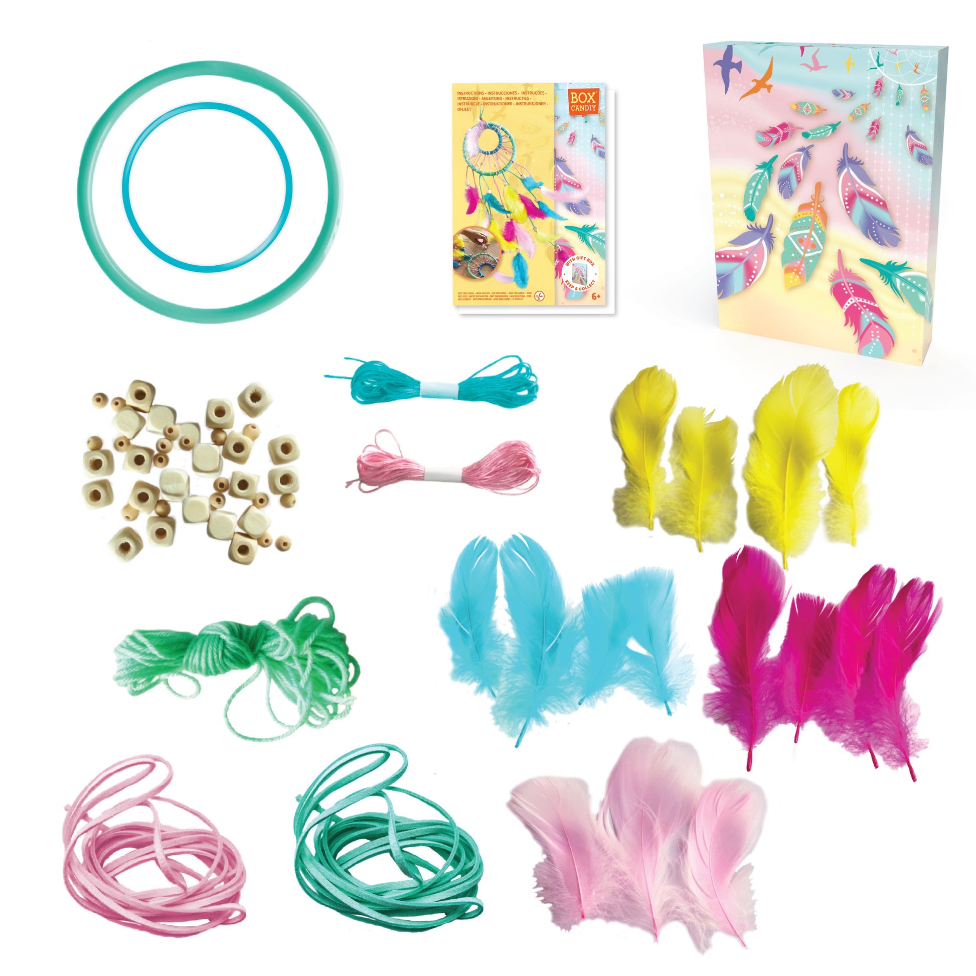 ערכה להכנת לוכד חלומות - BOX CanDIY - דוארט | DoArt