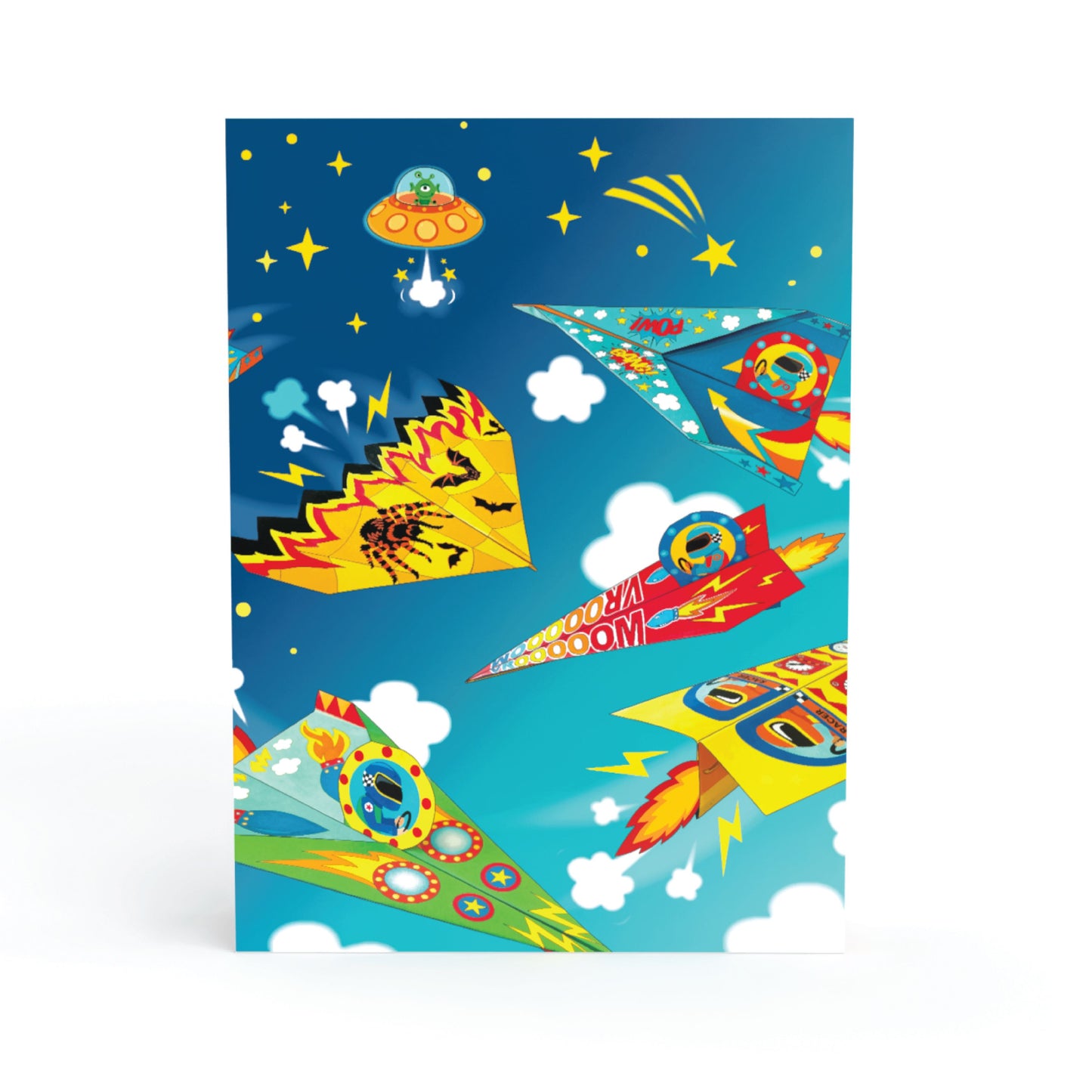 ערכת אוריגמי לעיצוב וצביעה מטוסי נייר - BOX CanDIY - דוארט | DoArt