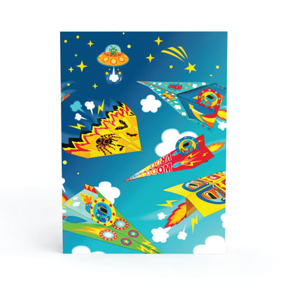 ערכת אוריגמי לעיצוב וצביעה מטוסי נייר - BOX CanDIY - דוארט | DoArt