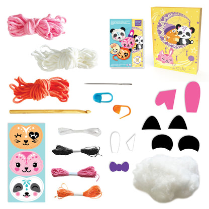 ערכה להכנת חיות מחמד בסריגת קרושה - BOX CanDIY - דוארט | DoArt