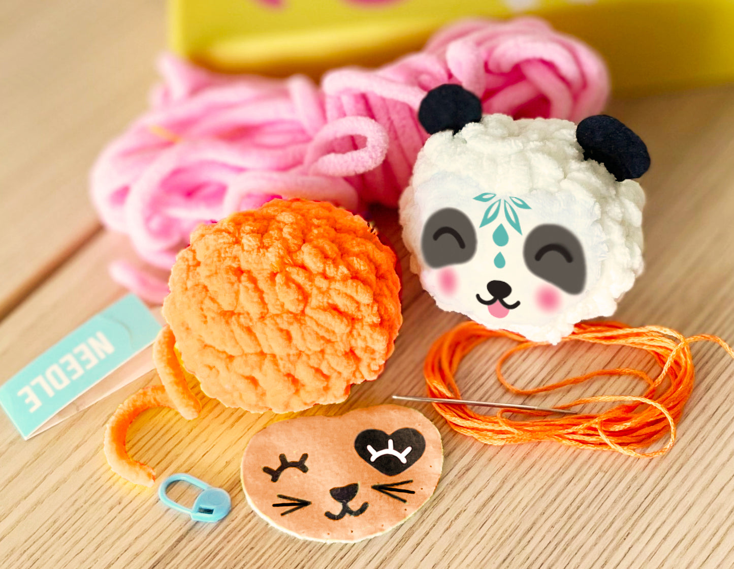 ערכה להכנת חיות מחמד בסריגת קרושה - BOX CanDIY - דוארט | DoArt