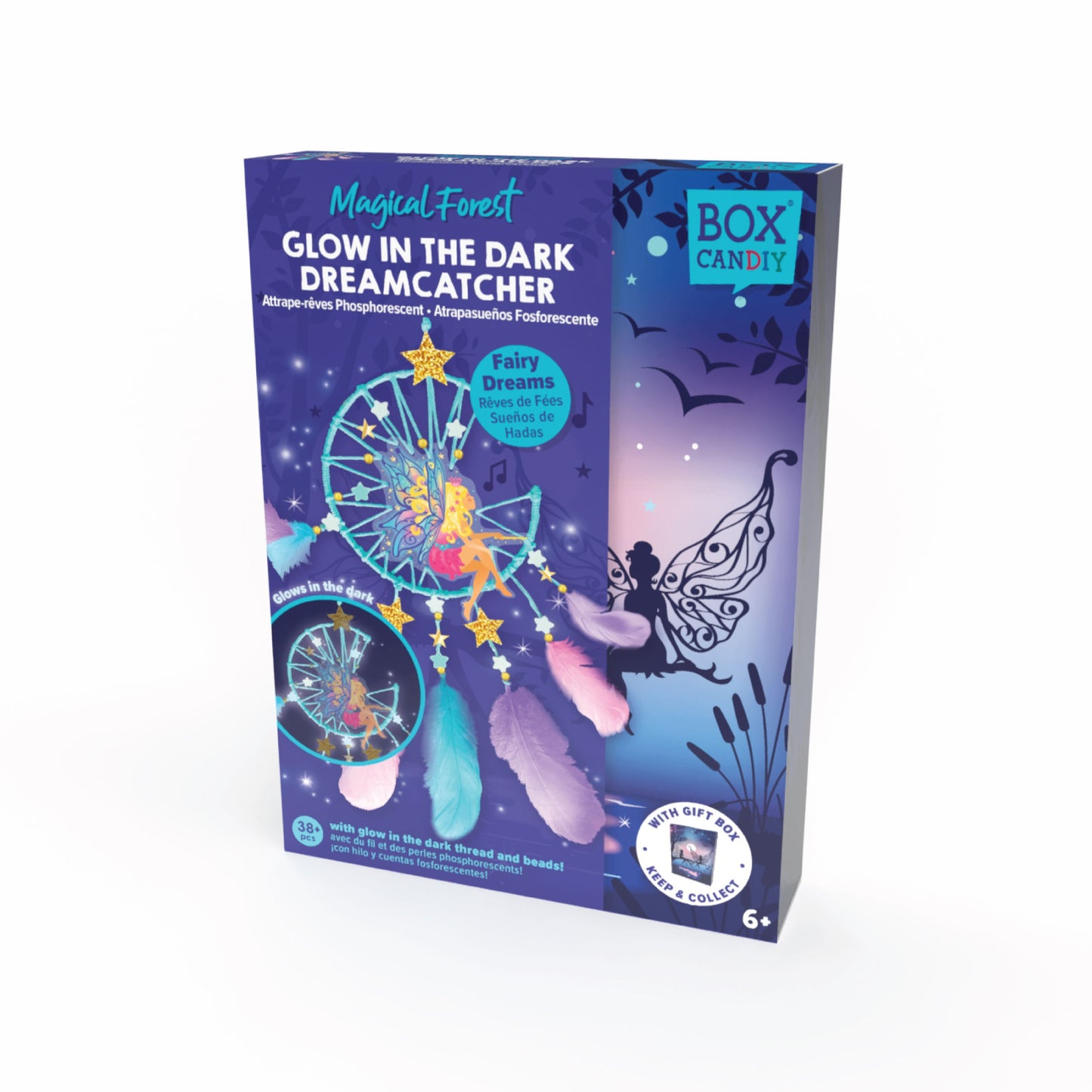 ערכה להכנת לוכד חלומות זוהר בחושך - BOX CanDIY - דוארט | DoArt