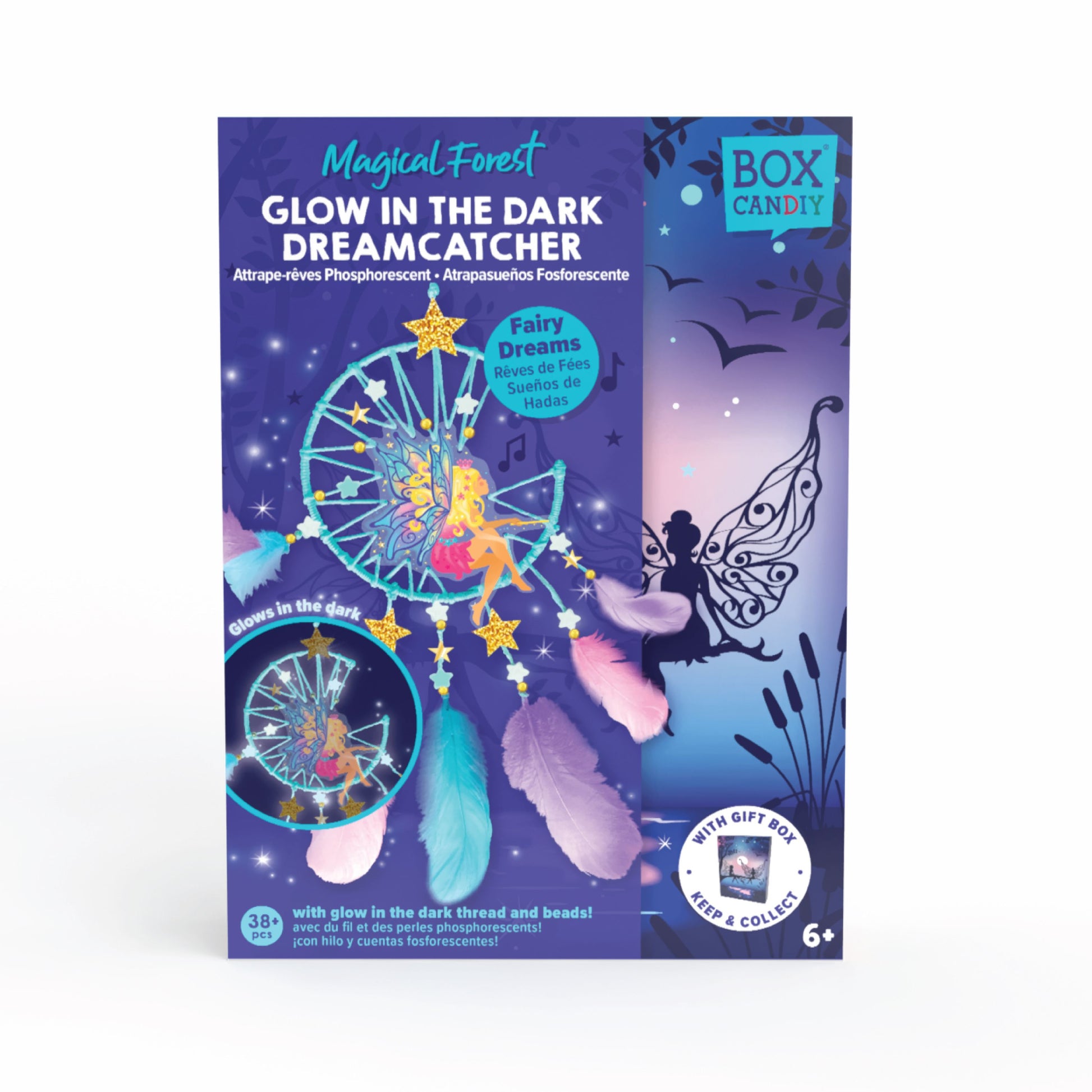 ערכה להכנת לוכד חלומות זוהר בחושך - BOX CanDIY - דוארט | DoArt