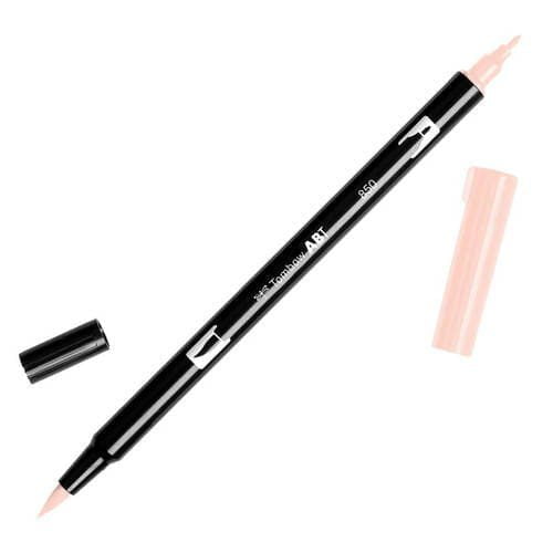 טומבו ABT טוש מכחול דו צדדי - TOMBOW LIGHT APRICOT 850