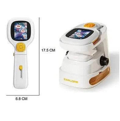 מיקרוסקופ אלקטרוני נייד 2 ב-1 עם מסך - For Think Road - דוארט | DoArt