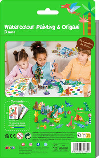 ערכת יצירה צבעי מים ואוריגמי - דינוזאורים AVENIR - דוארט | DoArt