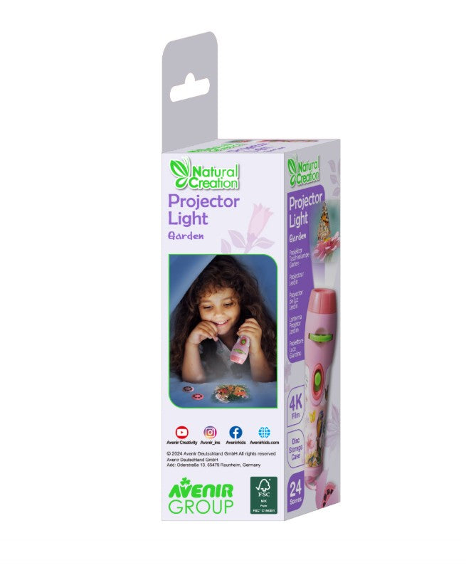 מקרן כיס לילדים 24 שקופיות - גינה AVENIR