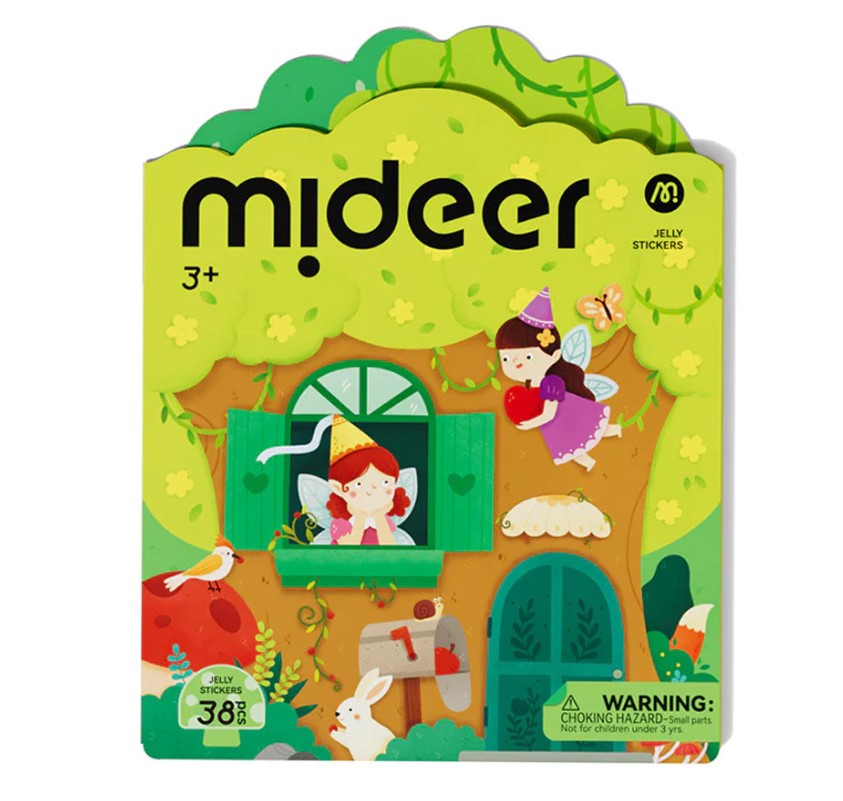 חוברת מדבקות רב פעמיות - עיר החיות MIDEER - דוארט | DoArt