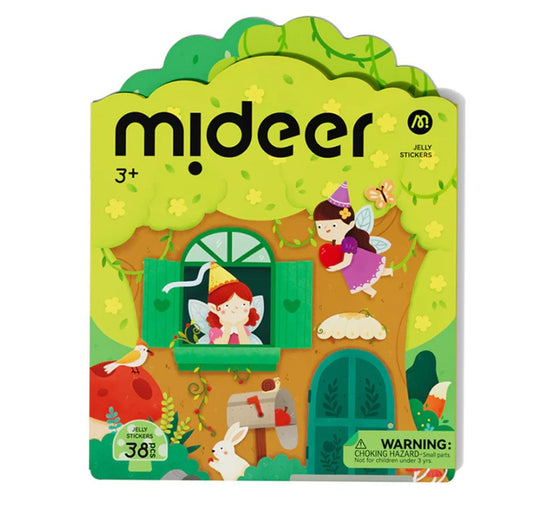 חוברת מדבקות רב פעמיות - עיר החיות MIDEER - דוארט | DoArt