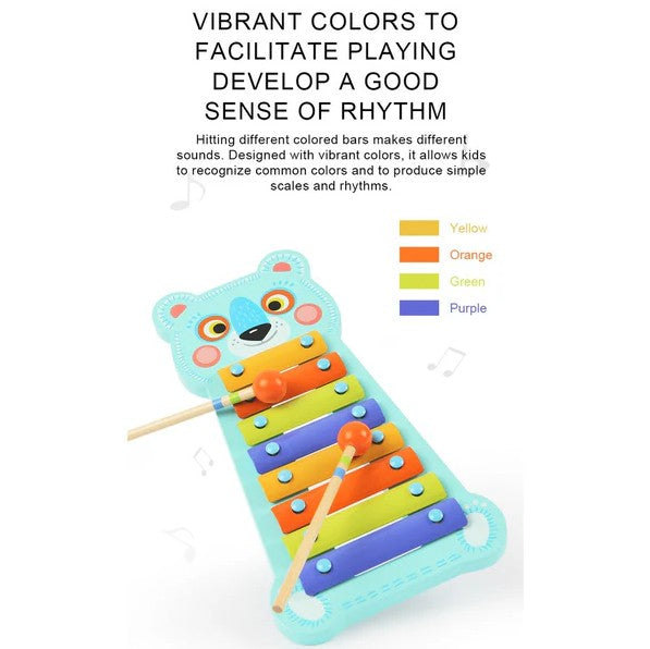 מטאלופון - קסילופון דובי מעץ Mideer