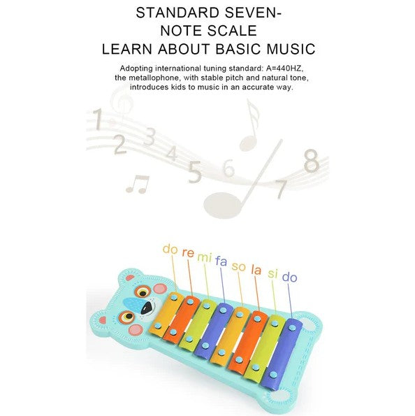 מטאלופון - קסילופון דובי מעץ Mideer