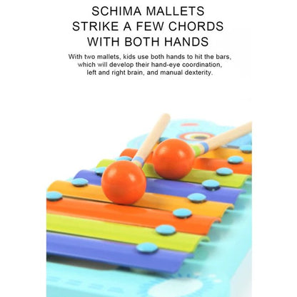 מטאלופון - קסילופון דובי מעץ Mideer