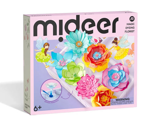 ערכה ליצירה ועיצוב פרחים בצביעה קסומה MIDEER - דוארט | DoArt
