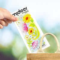 חוברת כרטיסיות צבעי מים - פרחים ופרפרים MIDEER - דוארט | DoArt