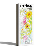 חוברת כרטיסיות צבעי מים - פרחים ופרפרים MIDEER - דוארט | DoArt