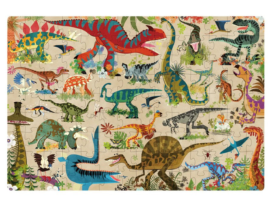 פאזל ארץ הדינוזאורים - 126 חלקים MIDEER