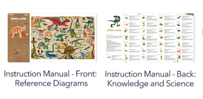 פאזל ארץ הדינוזאורים - 126 חלקים MIDEER