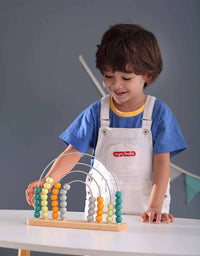 חשבוניית קשת צבעונית מעץ ומתכת - Linda Toys - דוארט | DoArt