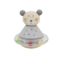 מארז 3 רעשני עץ לתינוק בעיצוב חיות - Linda Toys - דוארט | DoArt