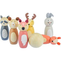 משחק באולינג חיות עץ מתוקות - Linda Toys - דוארט | DoArt