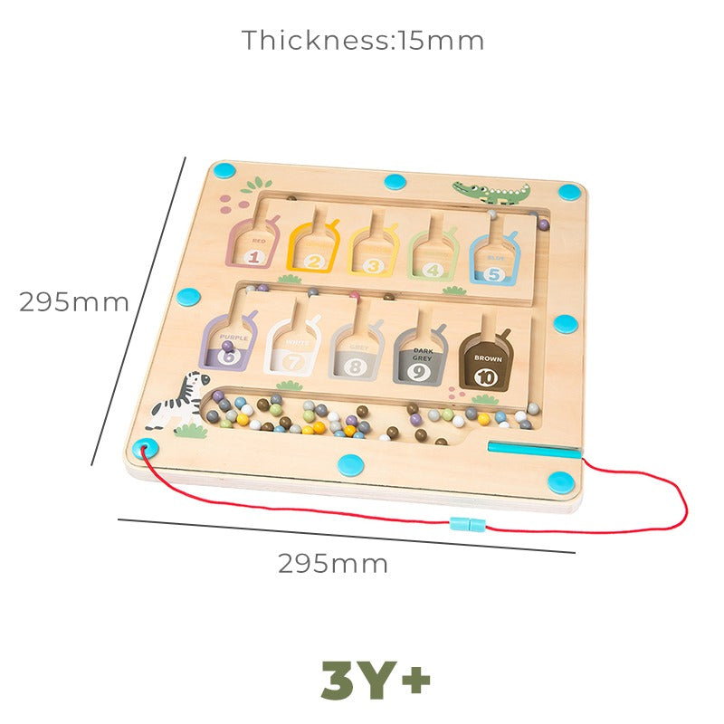 מבוך צבעים ומספרים מגנטי - Shin Shin - דוארט | DoArt
