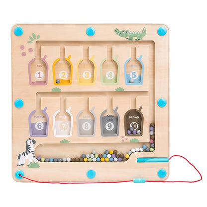 מבוך צבעים ומספרים מגנטי - Shin Shin - דוארט | DoArt